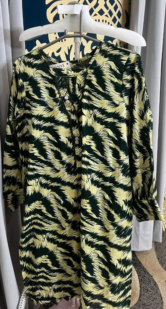 Golden Black Stripped 2pc with cuffed style